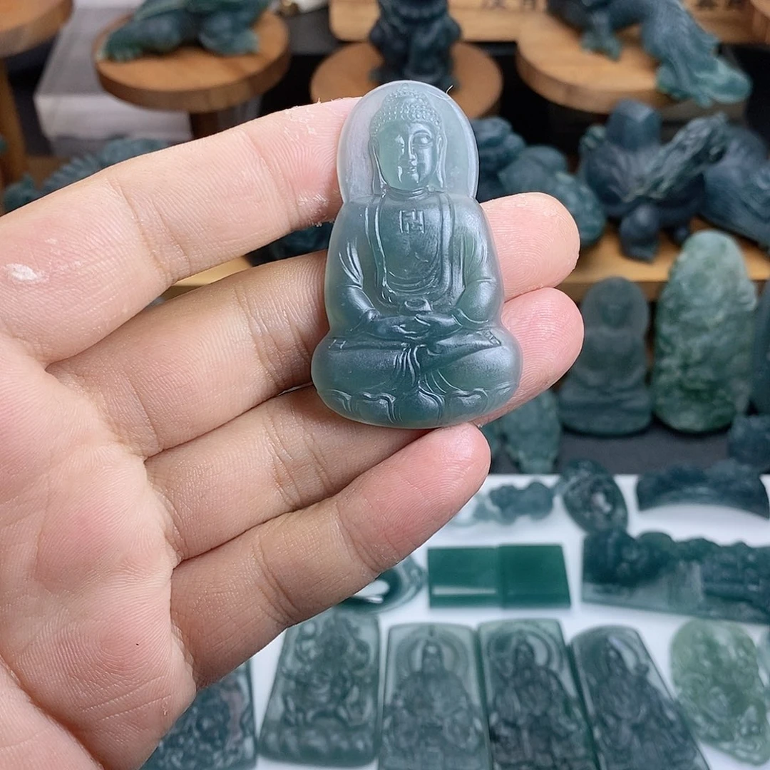 定制翡翠未镶嵌大日