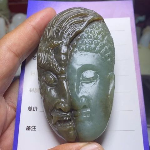 和田玉挂件未镶嵌r***9