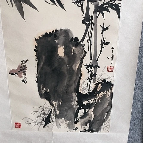 【闪购商品】国画喜**生两平尺水墨作品欣赏