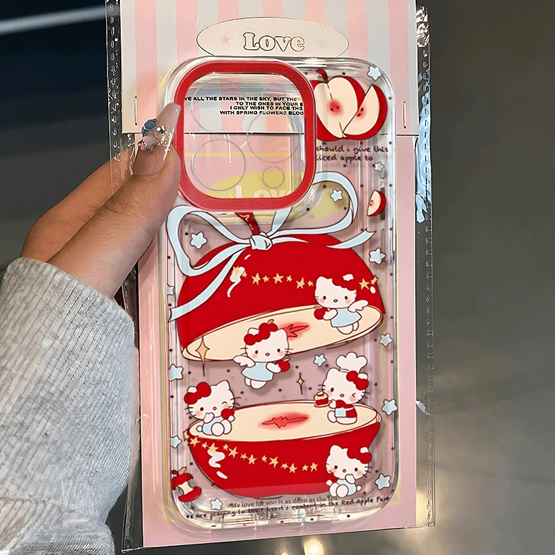 苹果凯蒂猫适用苹果16 15手机壳iPhone13promax防摔14 12男女软11