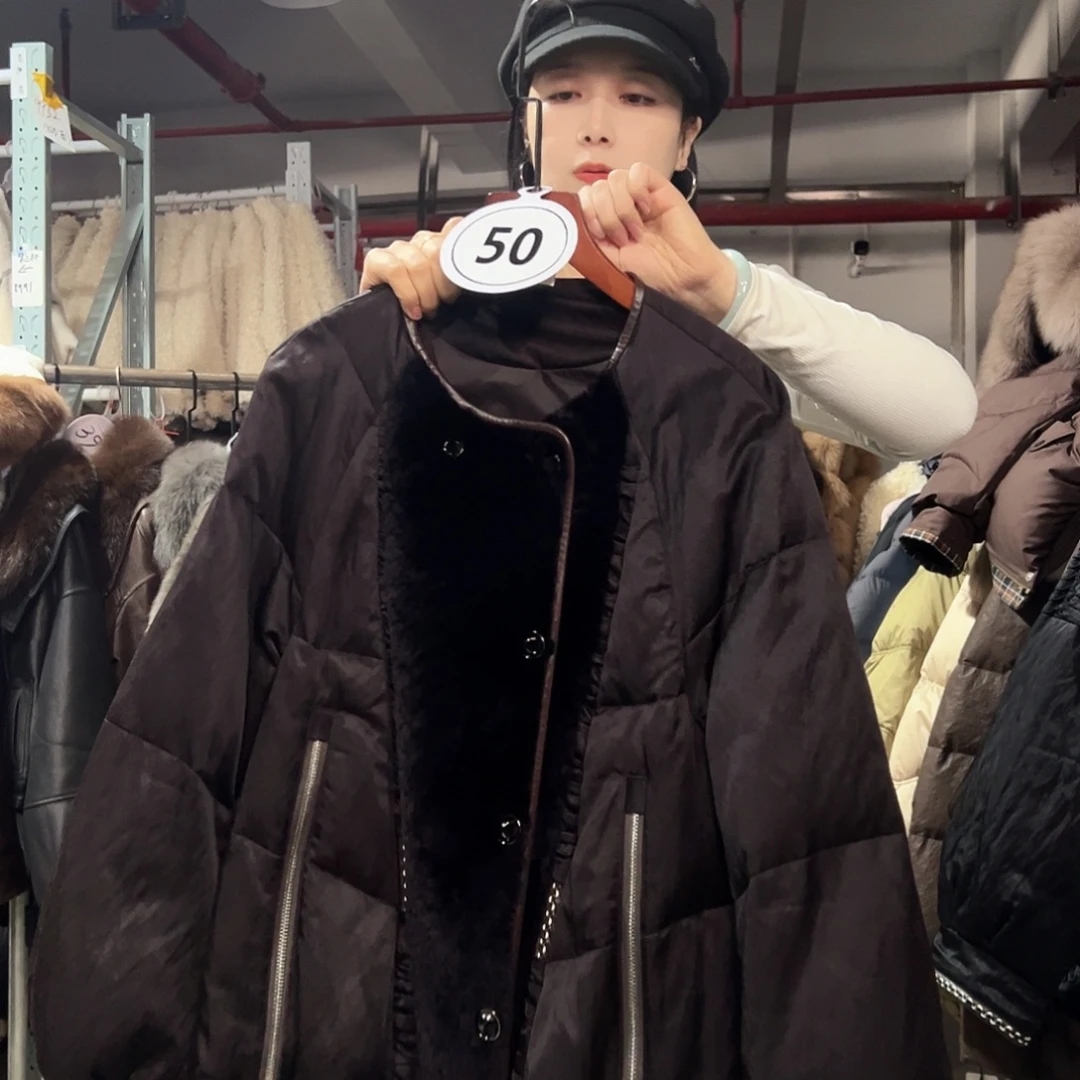 时尚保暖毛毛外套50