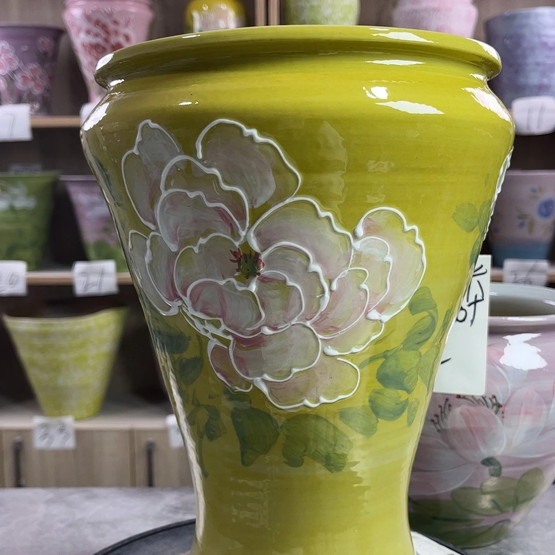 景德镇陶瓷花盆花盆