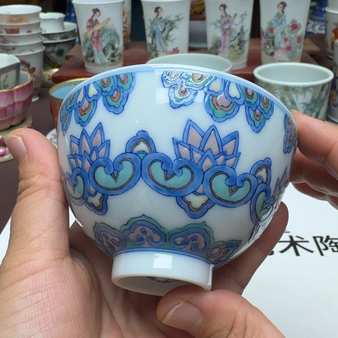 景德镇手工手绘展示