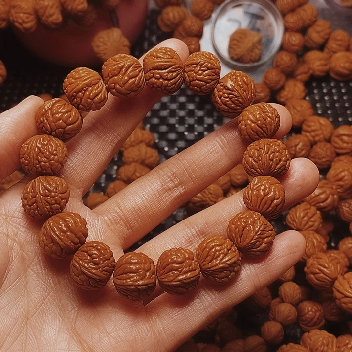 左***啡文玩核桃吊坠文玩桃核