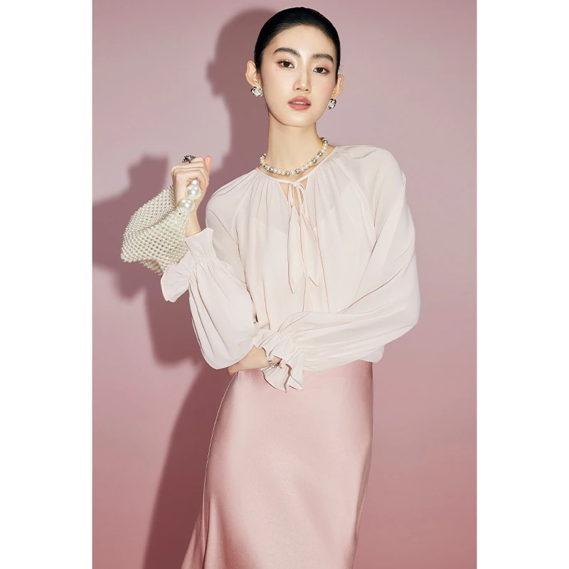 【陈大可专属】MandyZhang薄雾少女风纱感防晒衬衫女夏上衣