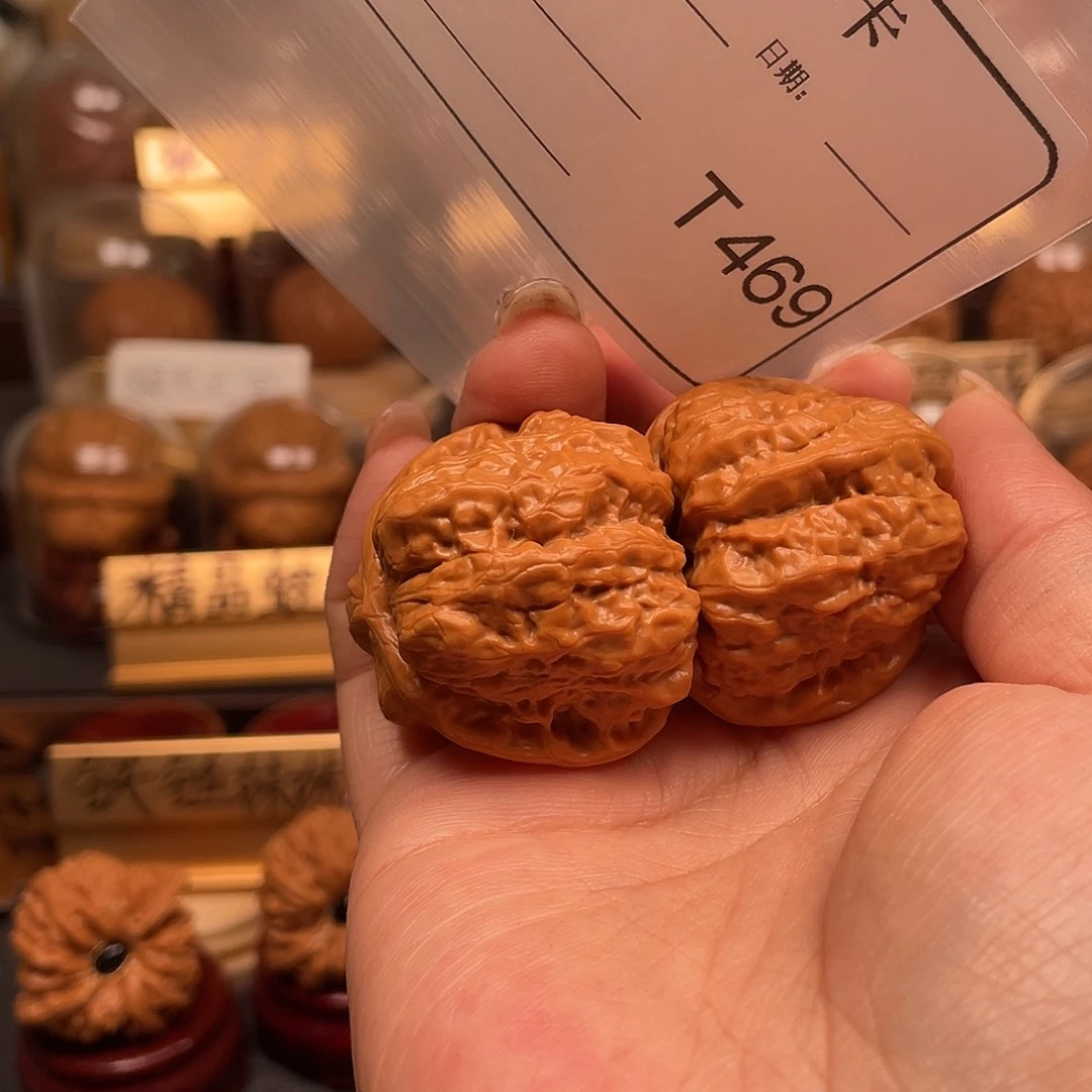 文玩核桃把件梦蛤蟆39。469