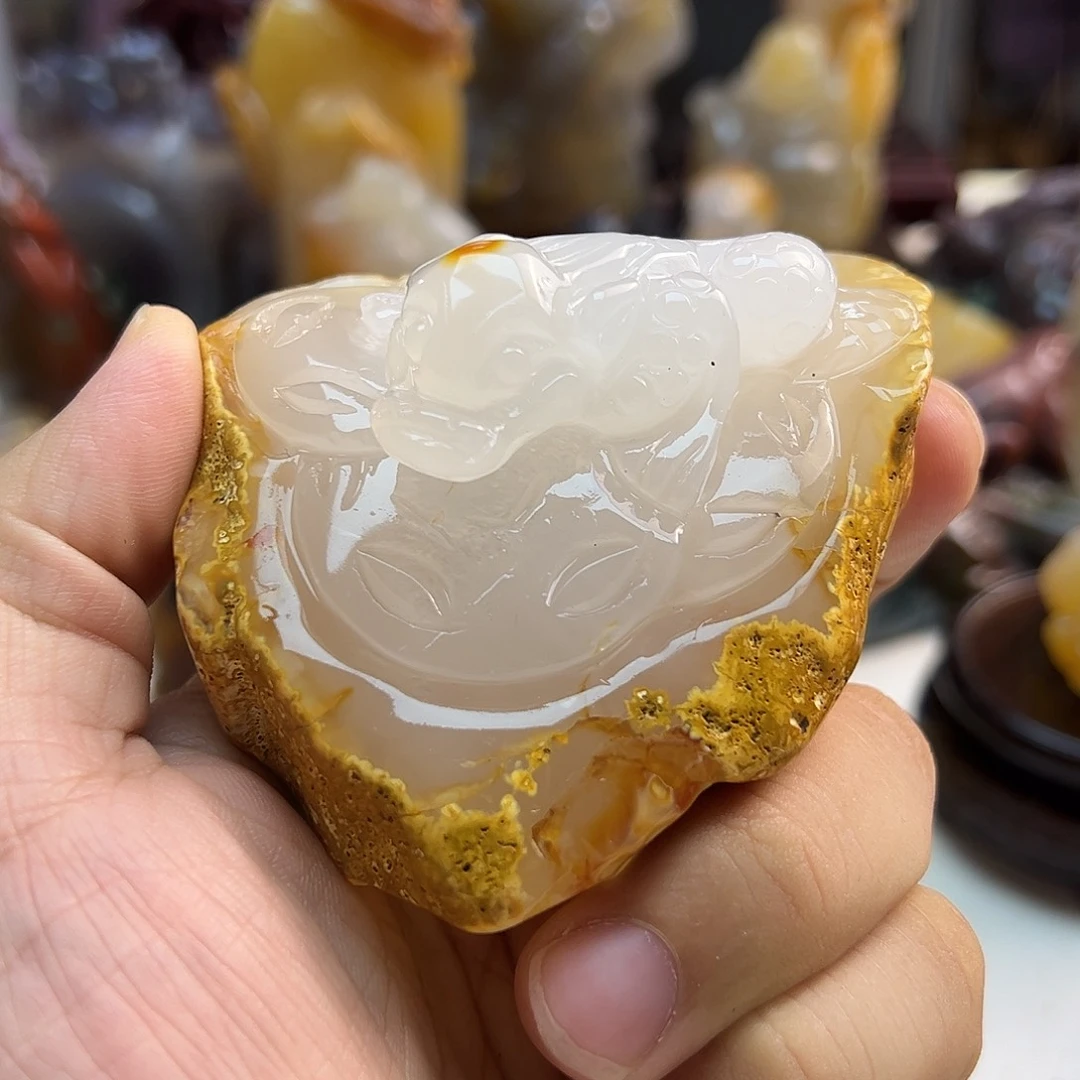 玛瑙/玉髓合金颈饰