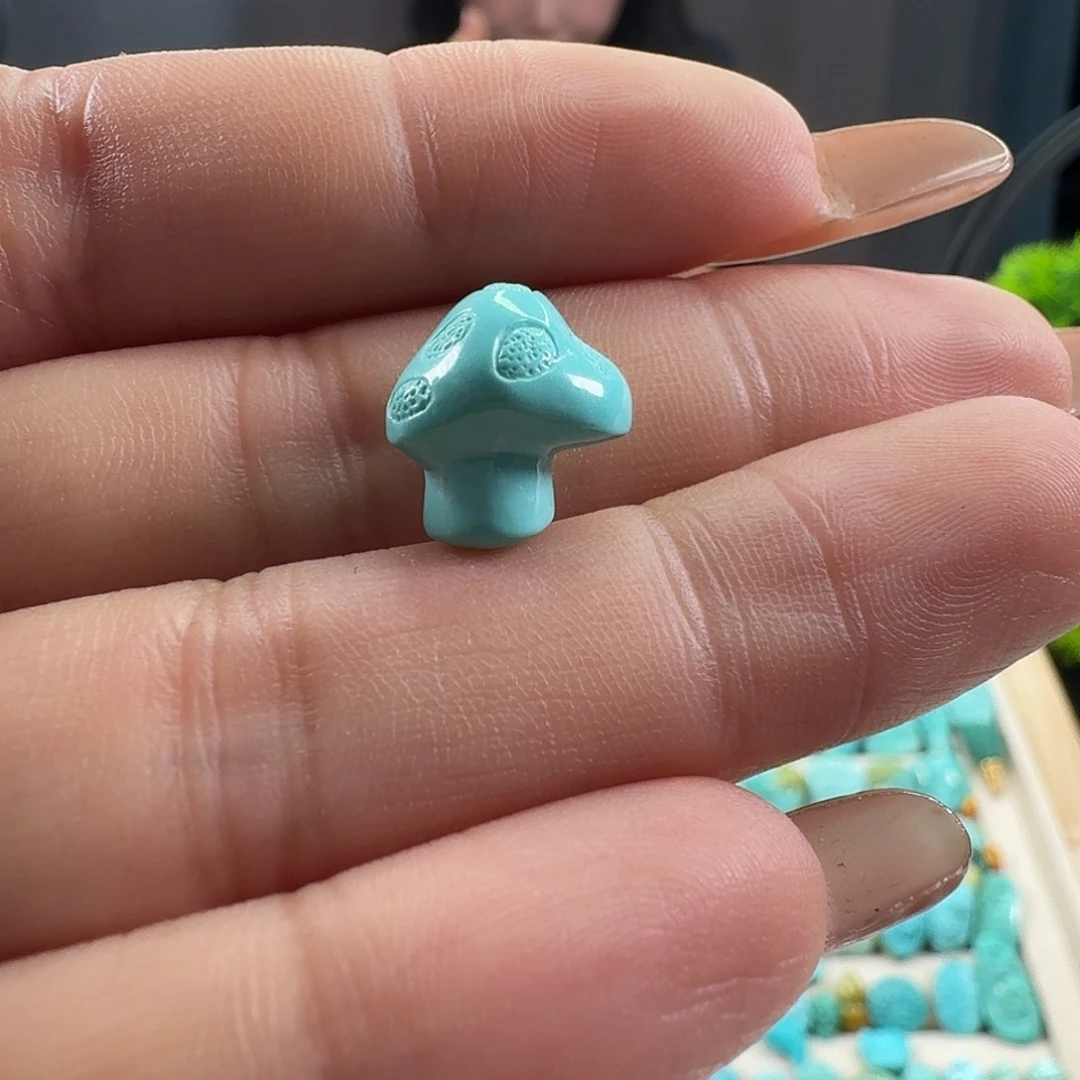 绿松石未镶嵌颈饰