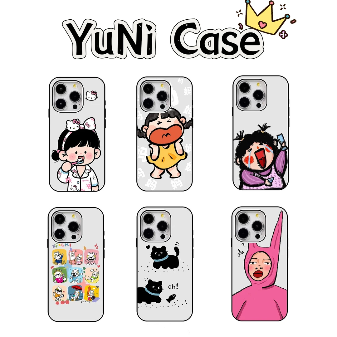 【张野专属】新壳体女孩系列卡通创意iphone16promax防摔手机壳