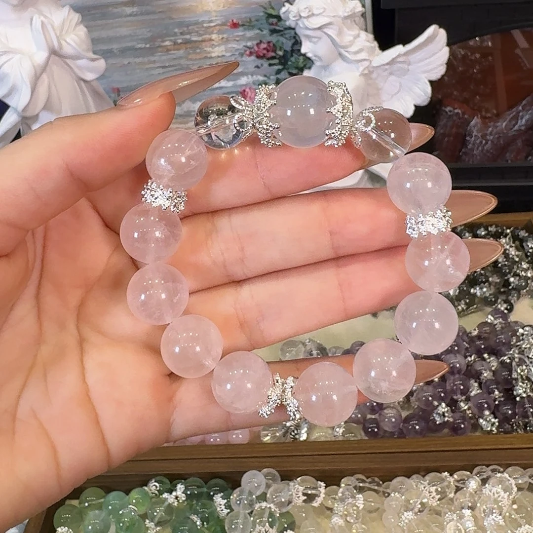水晶手链未镶嵌马粉