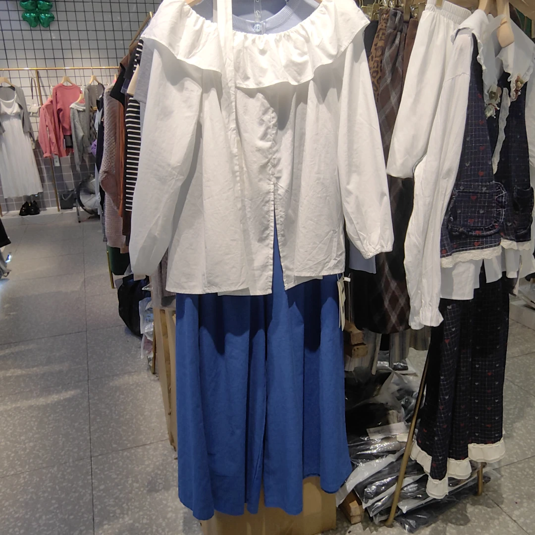 夏季麻料气质多巴胺阔腿裤女显瘦宽松大摆百褶裙裤