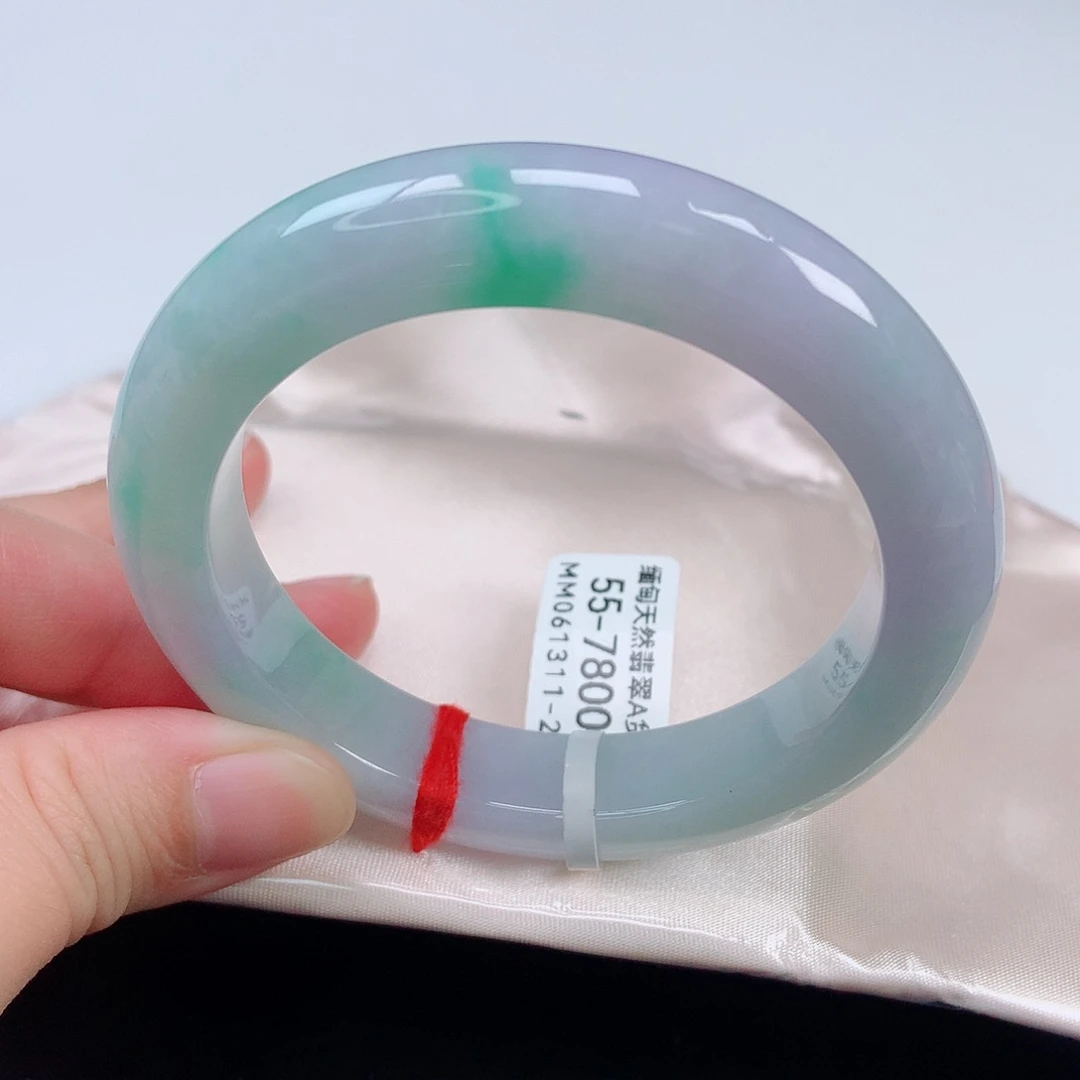 未镶嵌手镯翡翠55正圈