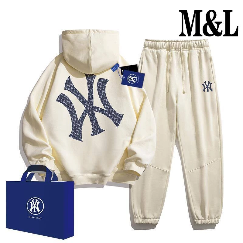 【澳门专柜正品】奥特莱斯两件套卫衣卫裤套装男生秋冬季新款加绒