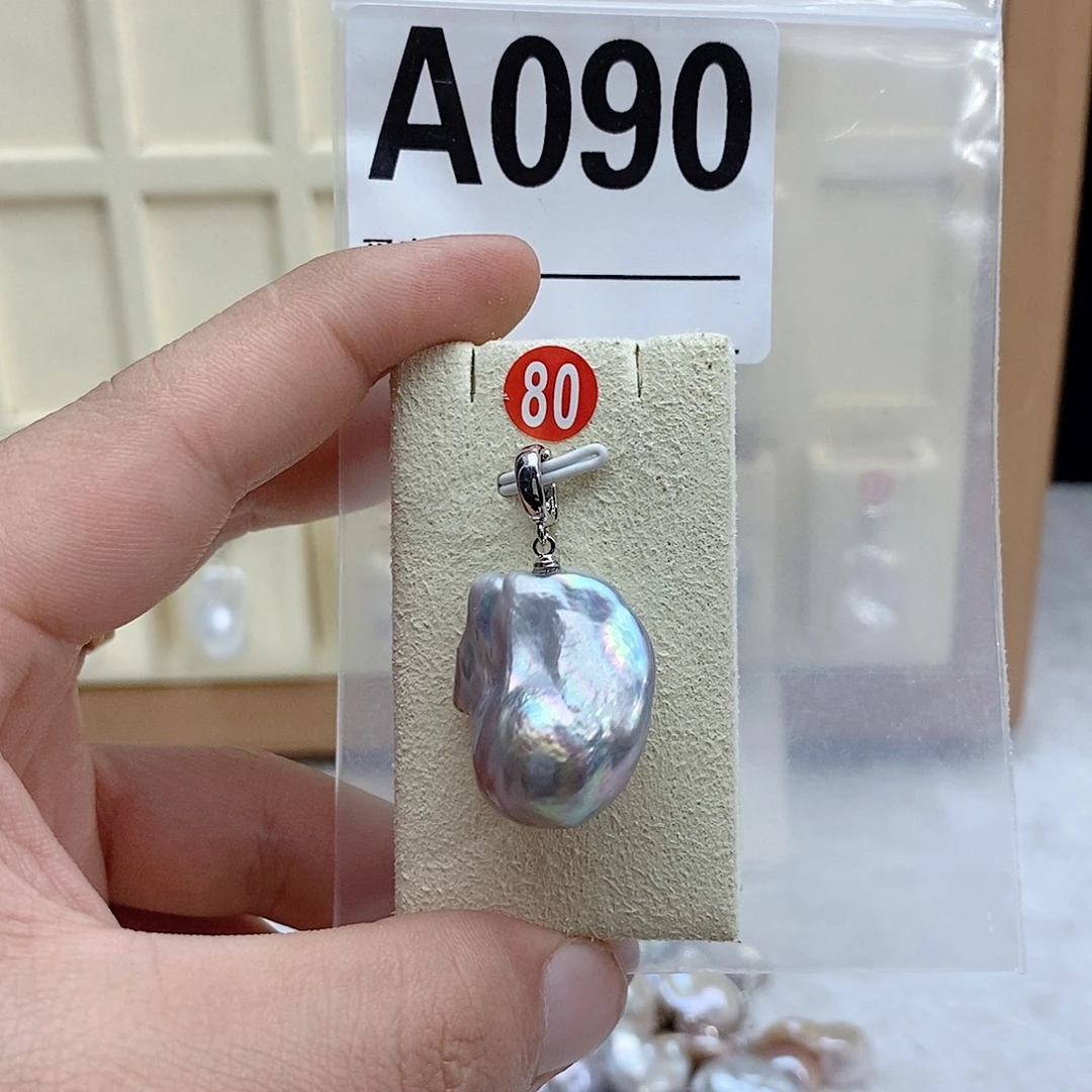 淡水珍珠颈饰银S925镶嵌