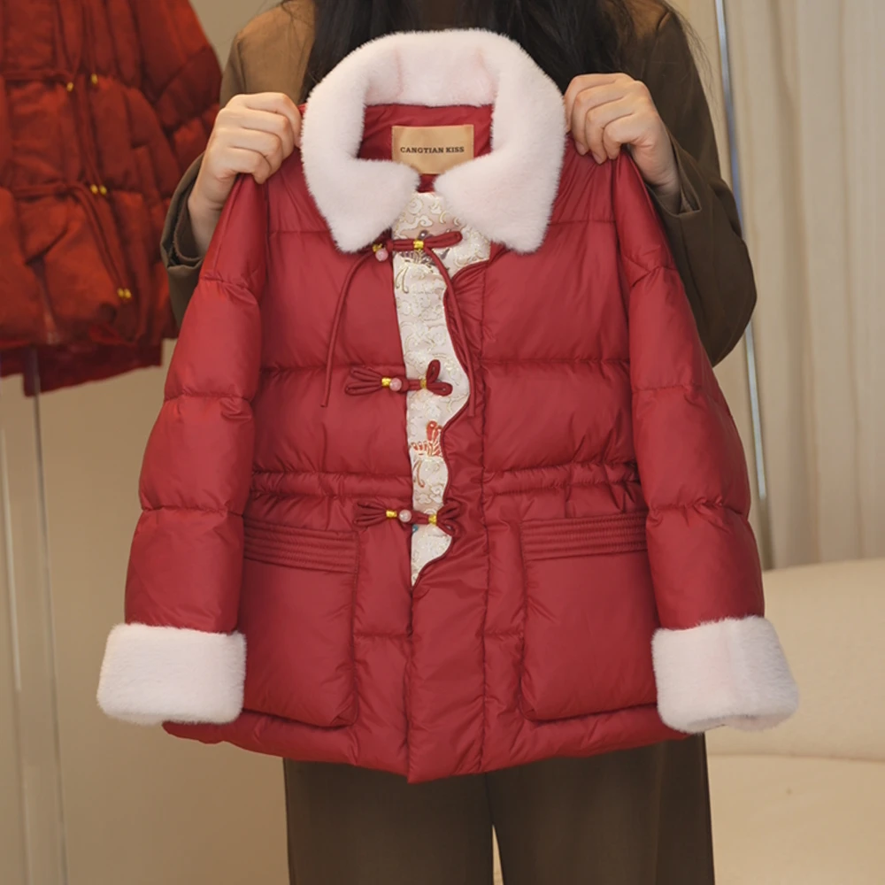 女童国风棉服棉袄新款年服51A6512