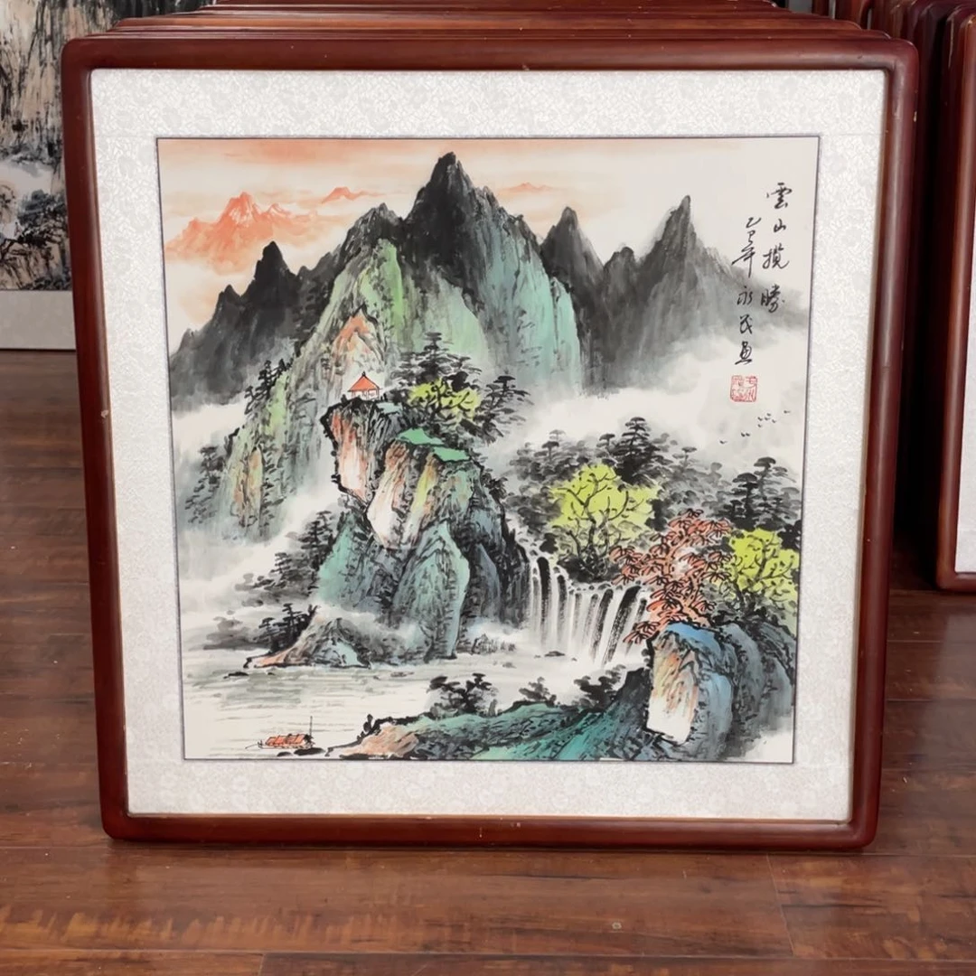 国画带框尺寸 63*63厘米