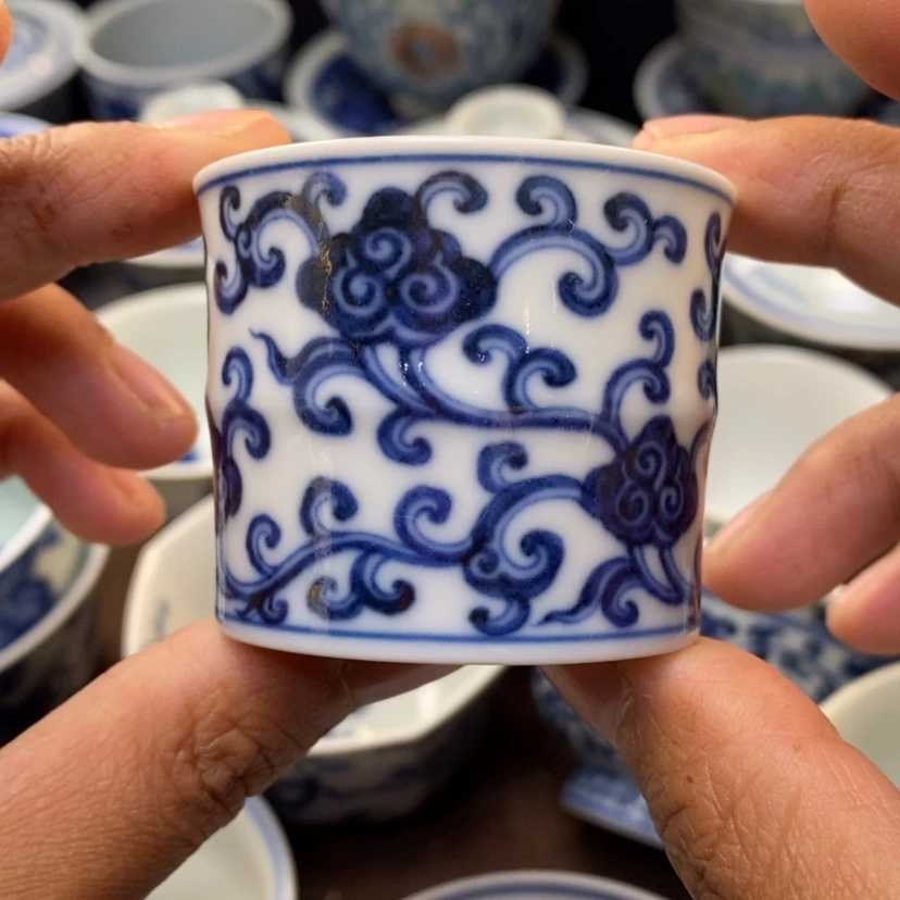 【闪购商品】景德镇青花主人杯