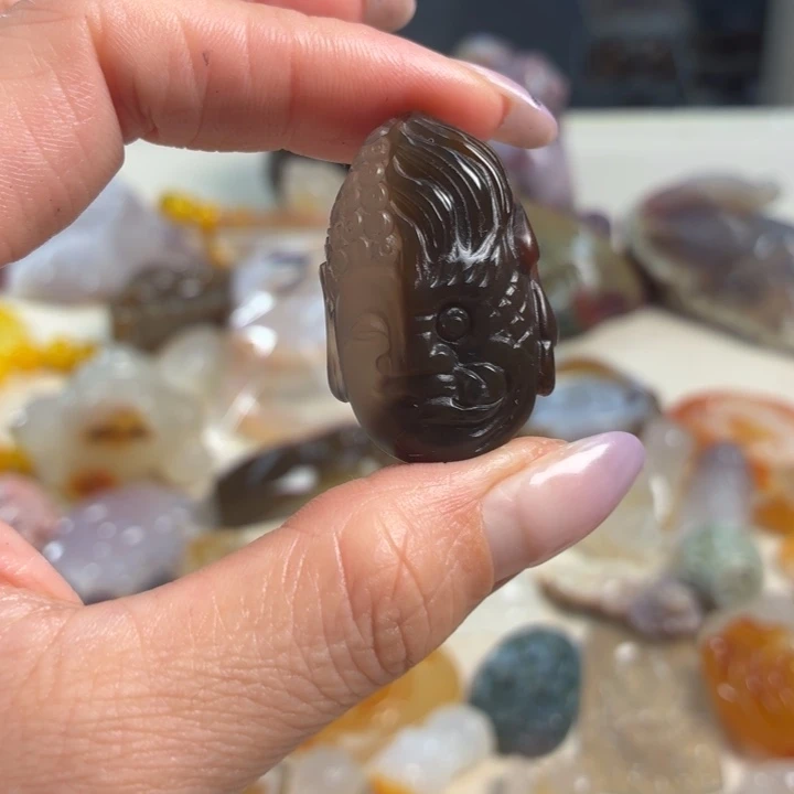 玛瑙/玉髓未镶嵌吊坠(不含链)