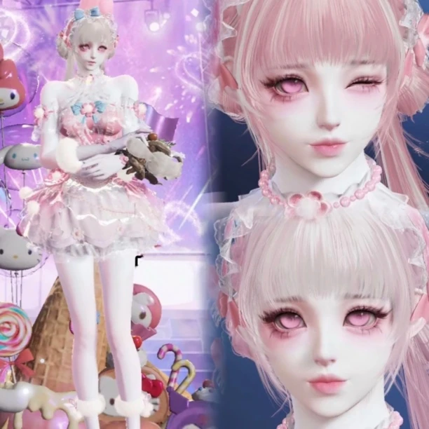 发2 手游专用 永劫无间手游 女角色通用 席拉胡桃捏脸 美乐蒂