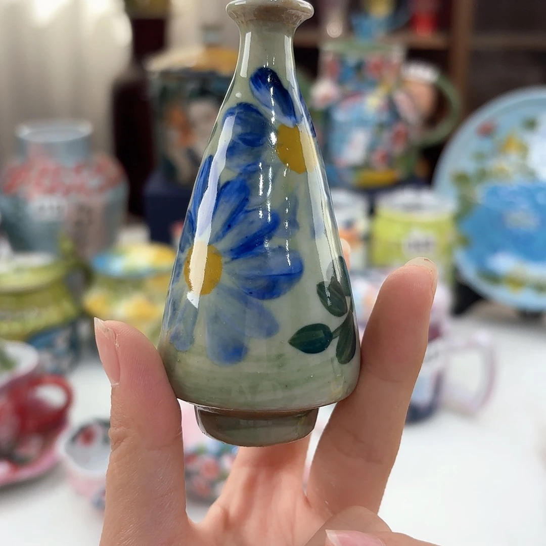 景德镇手绘高温釉下彩陶瓷茶具