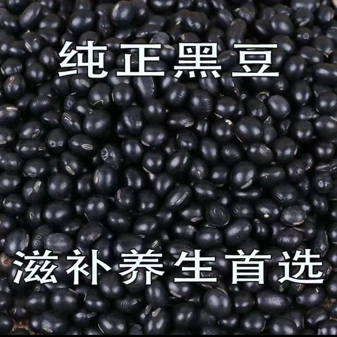 农家自产黑豆 3斤 5斤  食用农产品杂粮