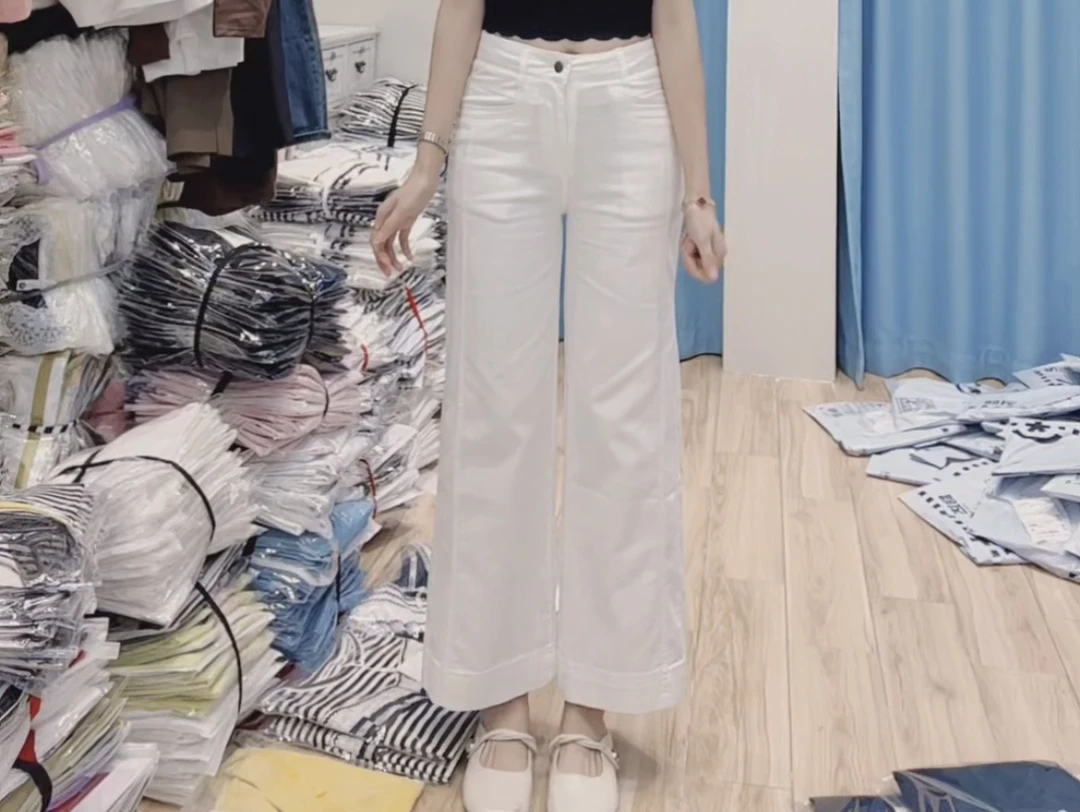 【小玉】新款时尚简单百搭显瘦直筒裤