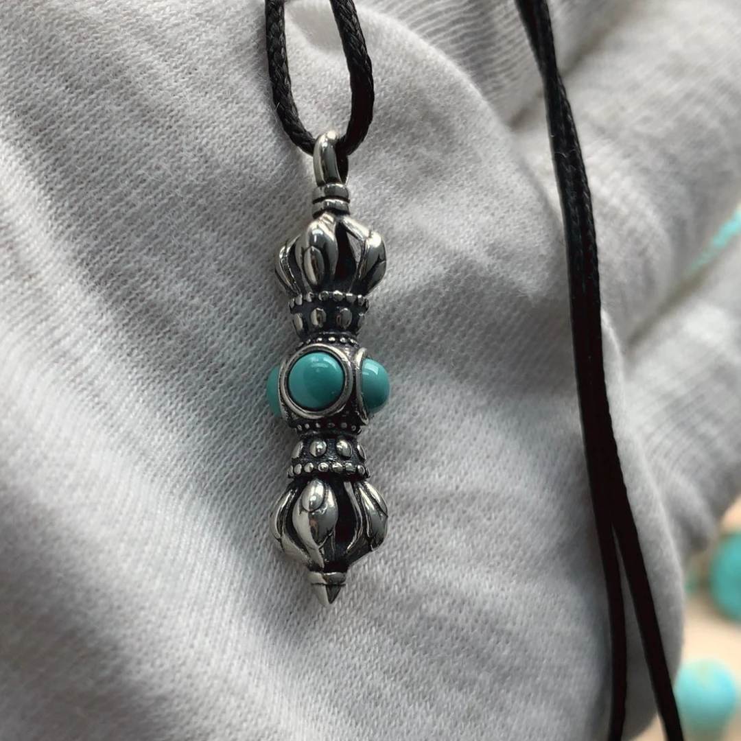 绿松石银S925镶嵌配饰