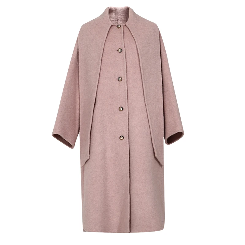 【达人专享】新款双面尼大衣7512245121