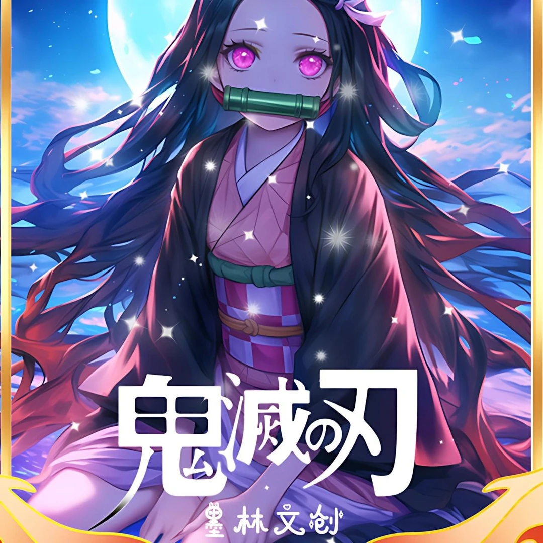 【墨林文创】·《鬼灭之刃》亚克力收藏色纸系列卡牌