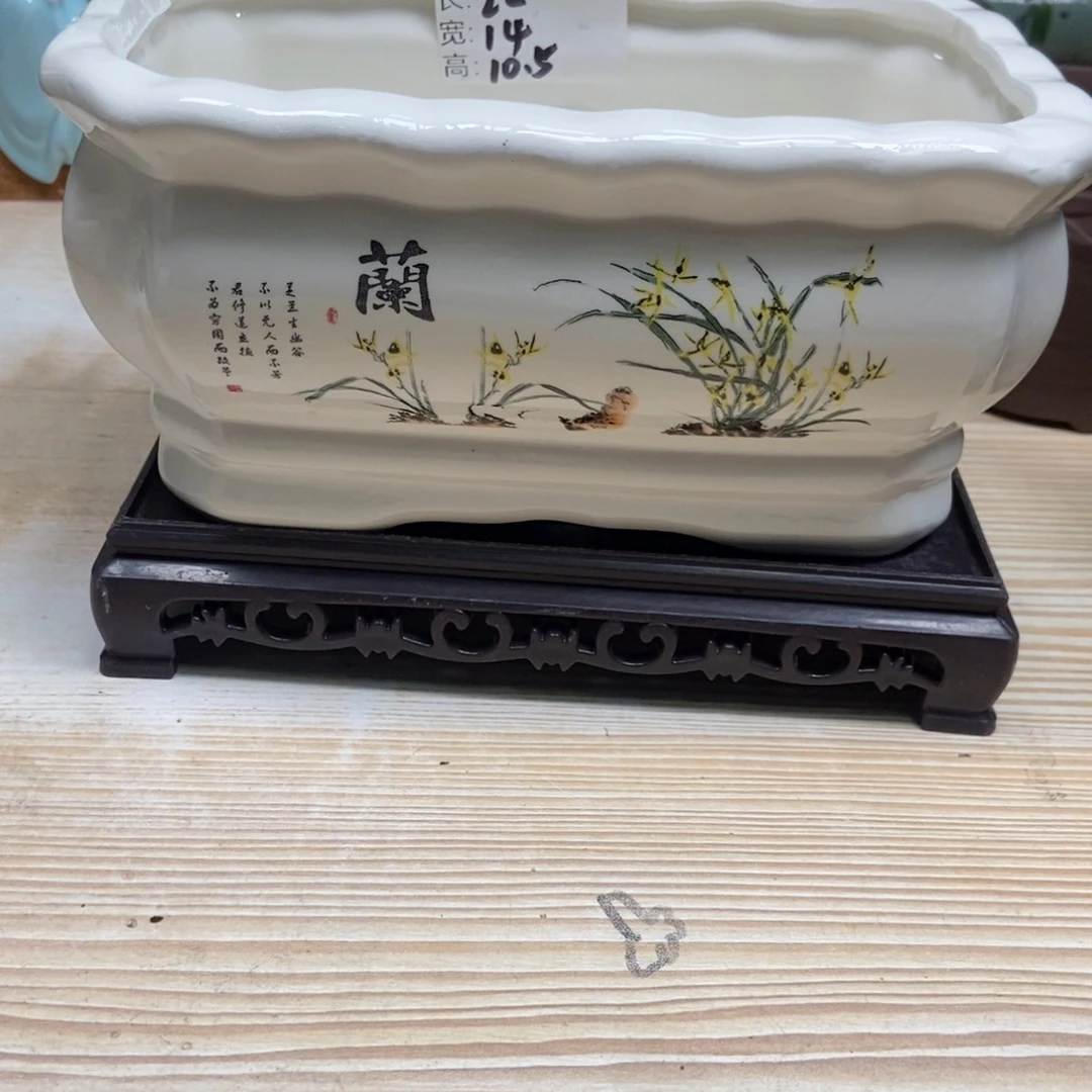瓷片陶瓷花盆陶瓷艺术