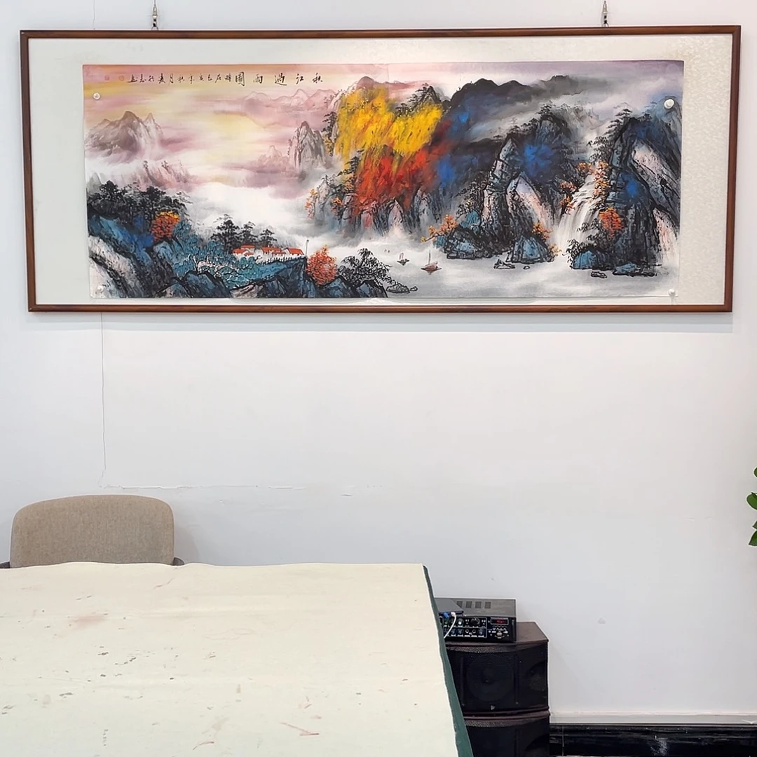 国画凌行志手绘作品