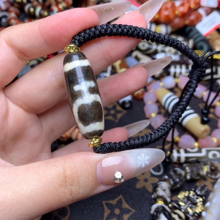 玛瑙/玉髓未镶嵌发一条