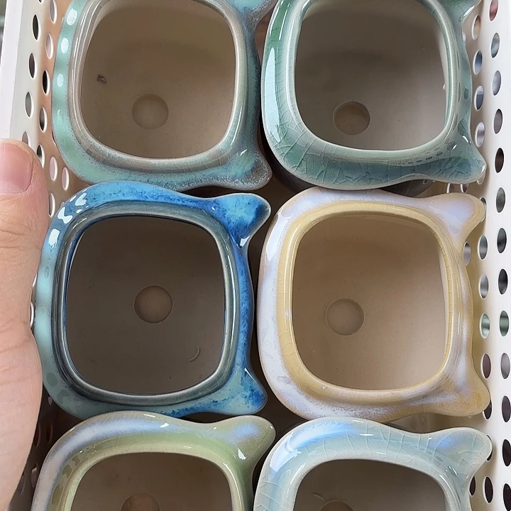 红陶量货/口高深浅搭配发6个