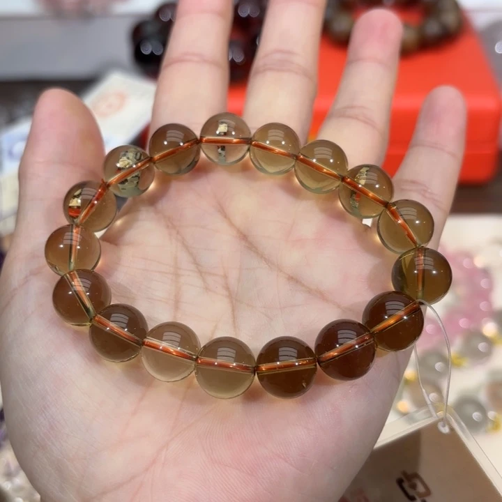 未镶嵌手链水晶黄水晶12