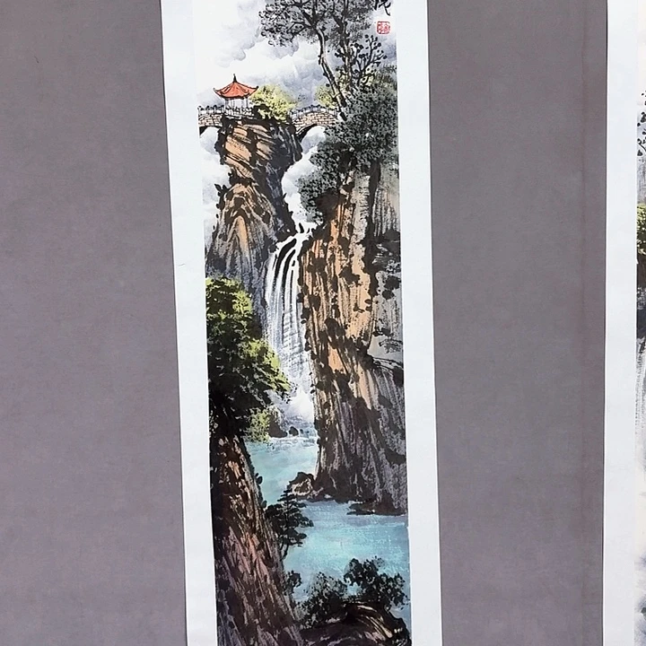 国画亲笔手绘放心去藏