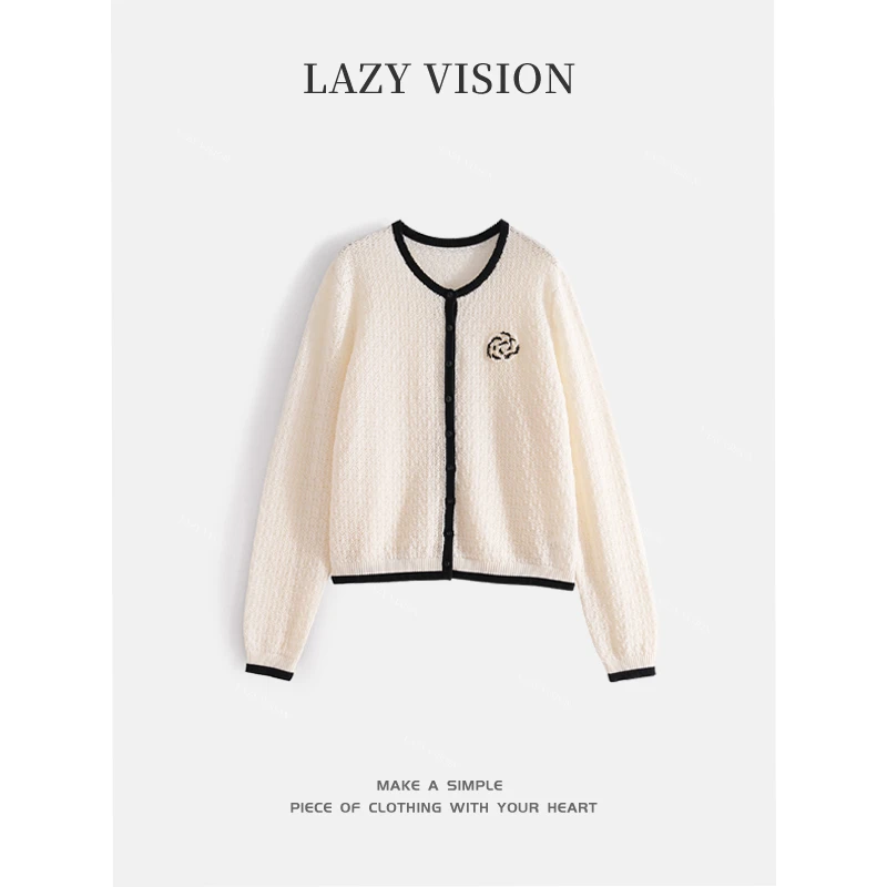 LAZYVISION羊毛小香女士针织衫ZMD-24840