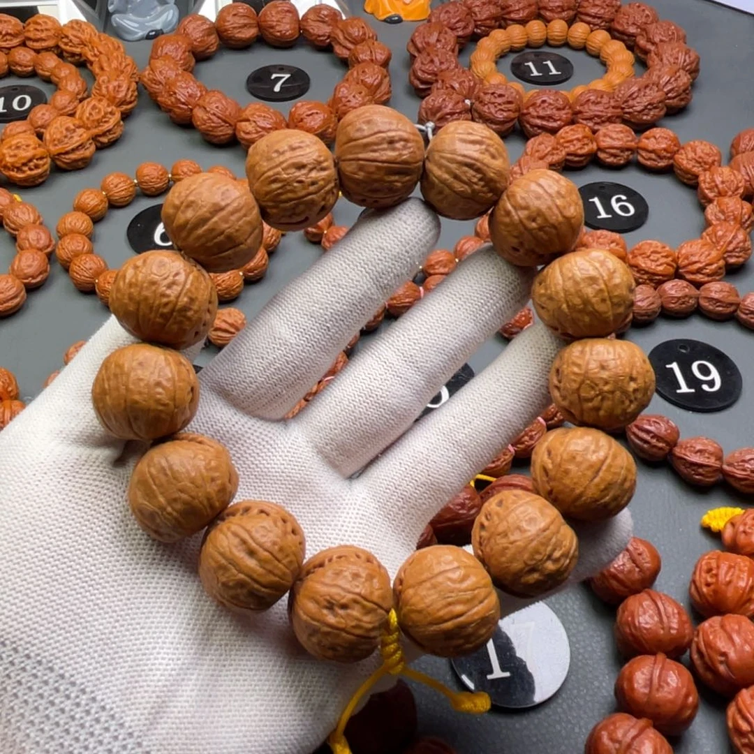 手串文玩核桃野生核桃光头秋子手持