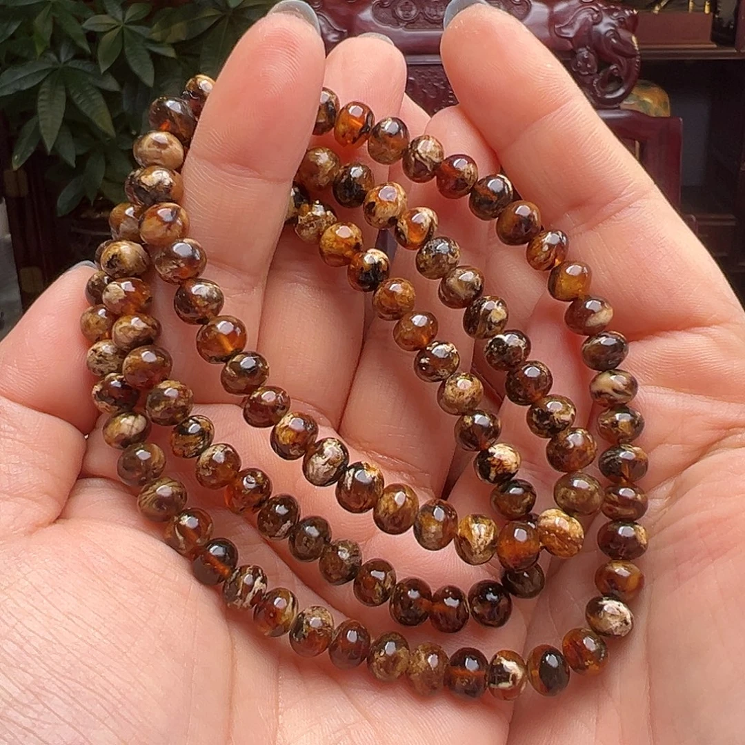 琥珀未镶嵌裸石抚顺琥珀20108七