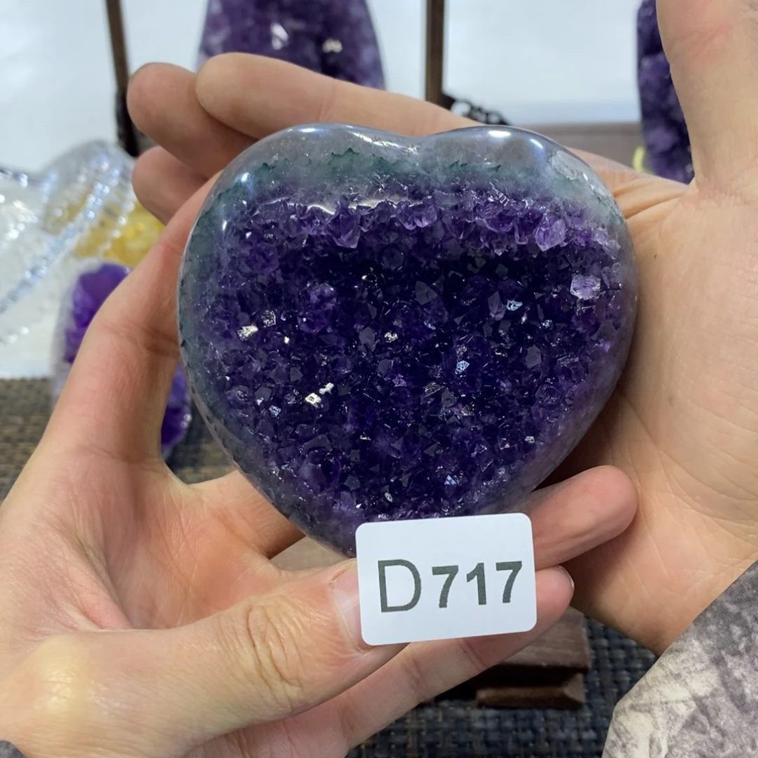 紫晶摆件摆件未镶嵌丹*