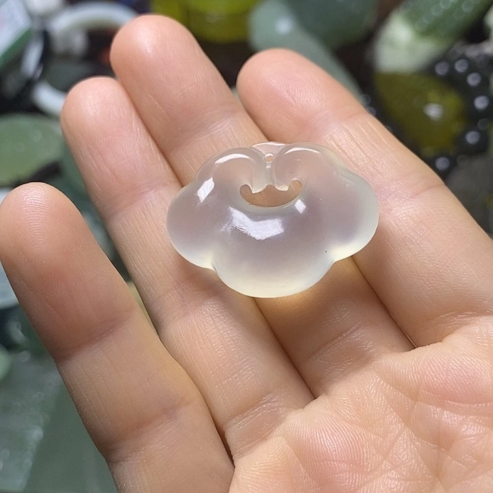 岫玉未镶嵌岫玉颈饰