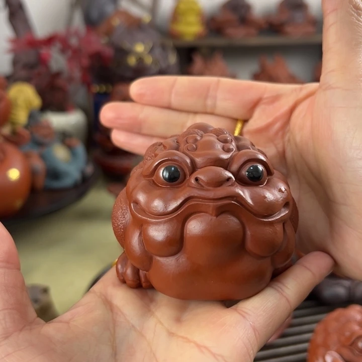 紫砂茶宠紫砂蟾王