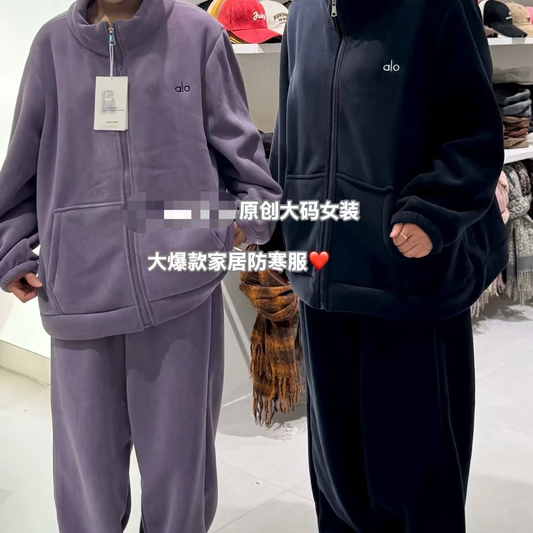 可外穿加厚保暖冬家居服男女款大码女装