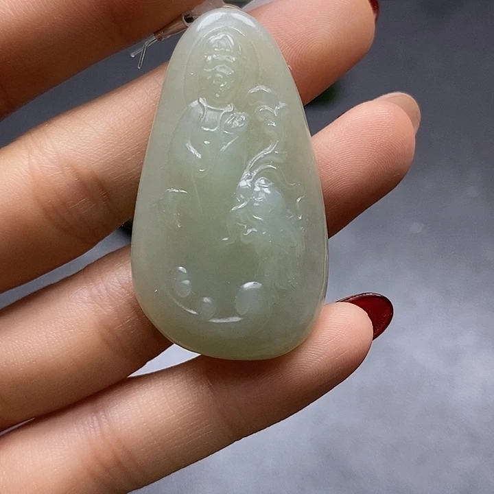 颈饰未镶嵌和田玉清***子