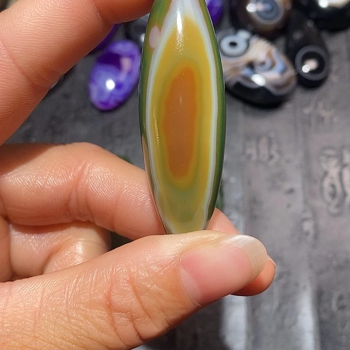 游***涯玛瑙/玉髓合金颈饰