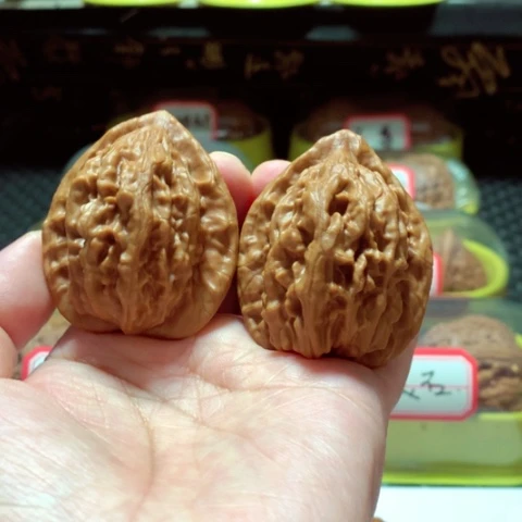 吊坠文玩核桃原桩大红袍