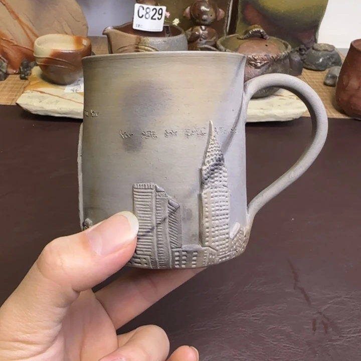 三奈三备前烧作品