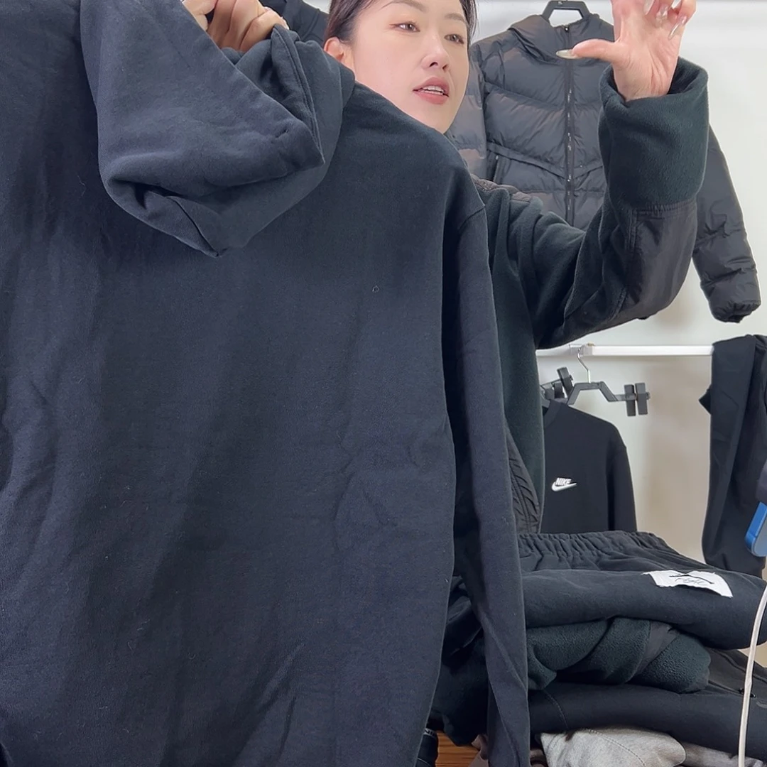 7339黑色卫衣L码130-150斤不退换