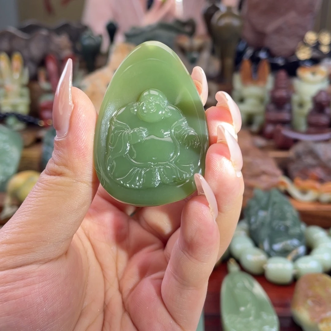 超***岫岩河磨玉（透闪石质玉）未镶嵌颈饰