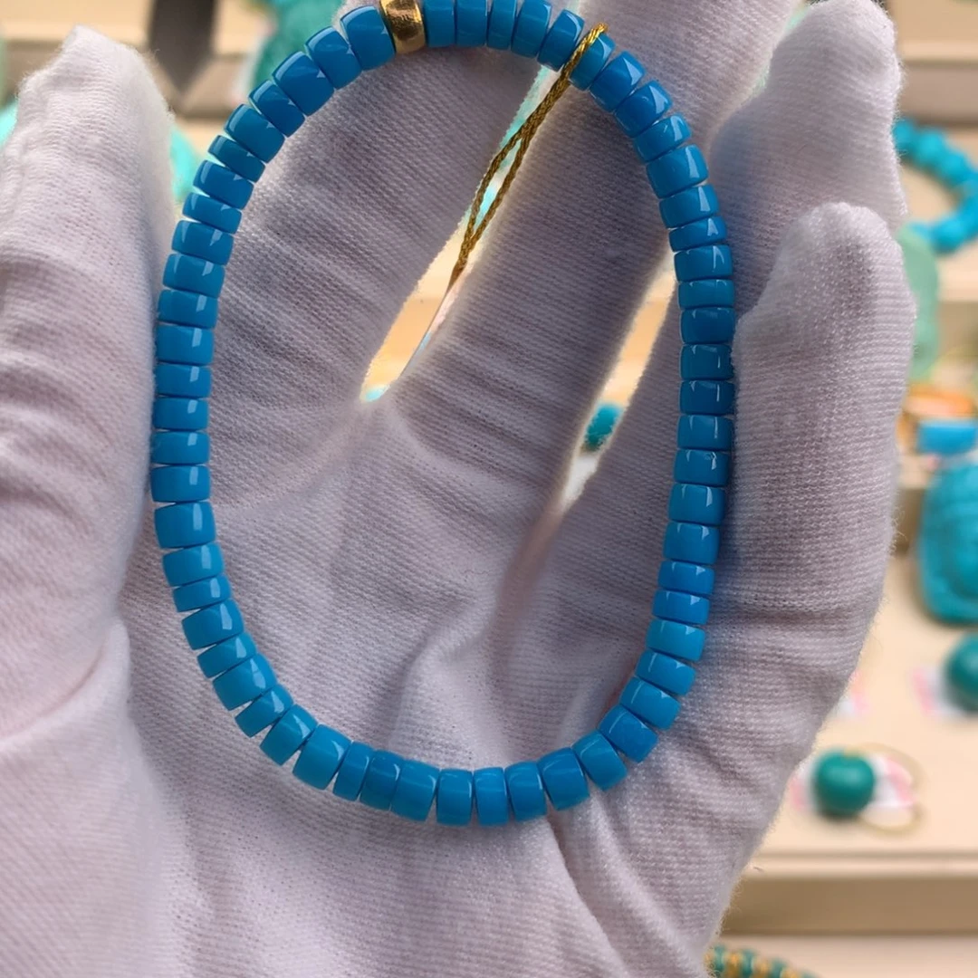 绿松石珠宝奇石18K金镶嵌?****