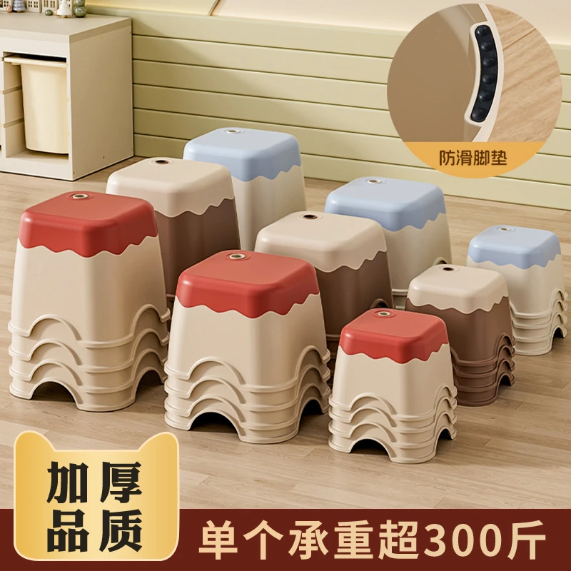 小凳子家用宝宝防滑浴室椅塑料小板凳儿童矮凳客厅大人小孩防滑凳